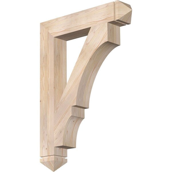 Ekena Millwork Balboa Arts & Crafts Smooth Bracket, Douglas Fir, 5 1/2"W x 32"D x 44"H BKT06X32X44BOA03SDF - main